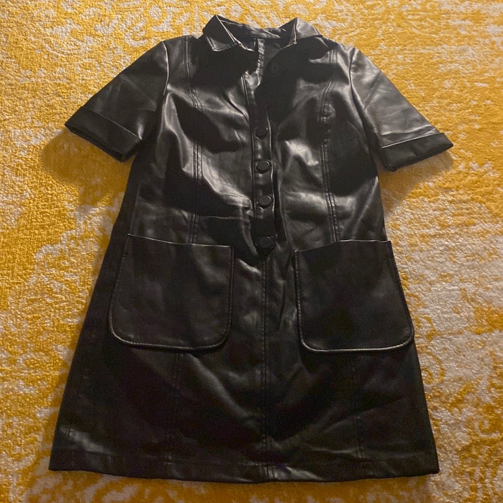 Zara leather dress